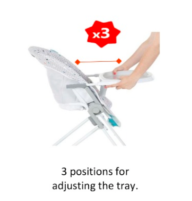 Be. Joy Compact High Chair (2 Colours)