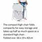 Be. Joy Compact High Chair (2 Colours)