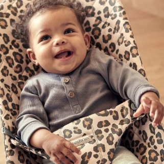 Baby Bjorn Bouncer Bliss Cotton Dark Grey Frame - Assorted Colours