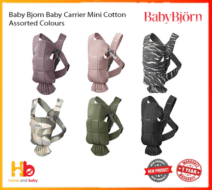 Baby Bjorn Baby Carrier Mini Cotton - Assorted Colours