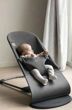 Baby Bjorn Bouncer Bliss 3D Jersey Dark Grey Frame - Assorted Colours