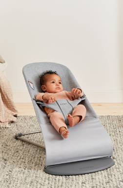 Baby Bjorn Bouncer Bliss 3D Jersey Dark Grey Frame - Assorted Colours