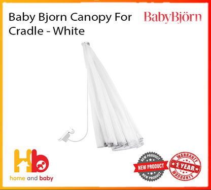 Baby Bjorn Canopy For Cradle - White