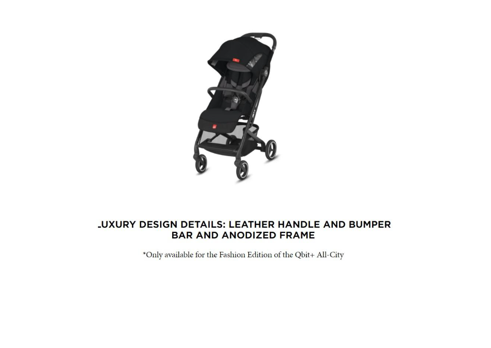 GB Qbit Plus All City FE B Stroller - Assorted Colours