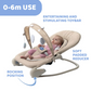 Hoopla Beige Re_Lux Baby Bouncer