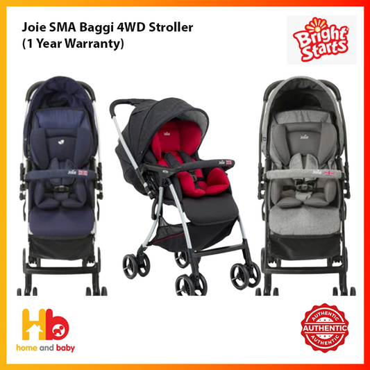 Joie SMA Baggi 4WD Stroller (1 Year Warranty)