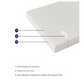 Clevamama Anti-Allergy Cot Bed Mattress - 70x140x10cm
