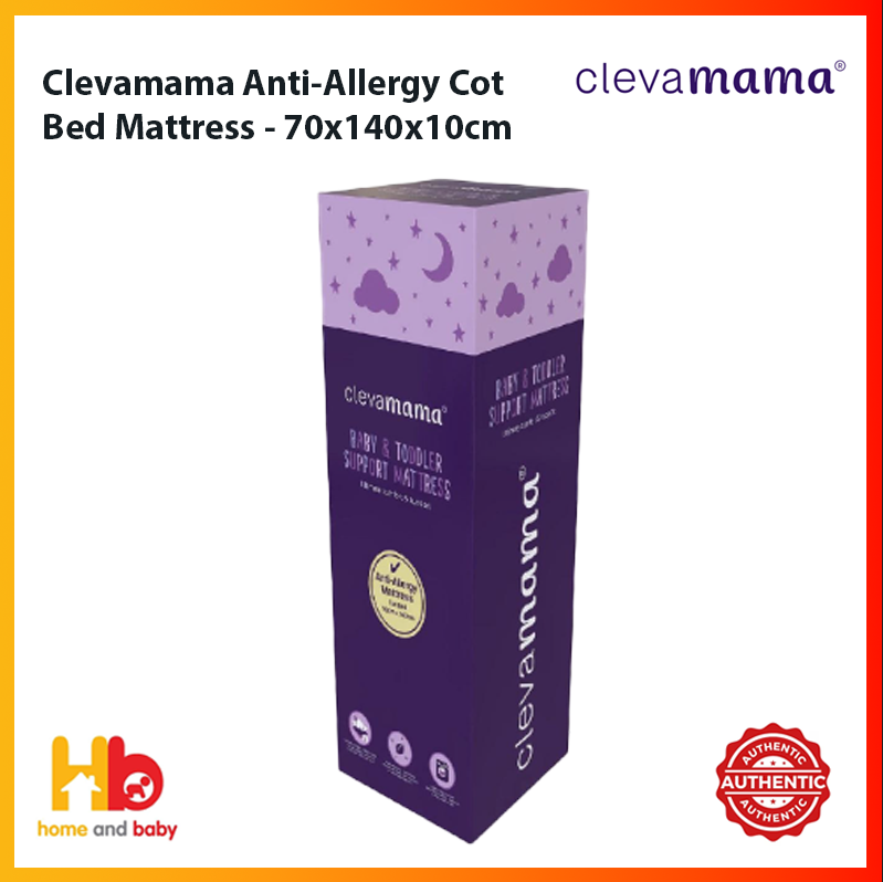Clevamama Clevafoam Pocket Sprung Cot Mattress - 60x120x11cm