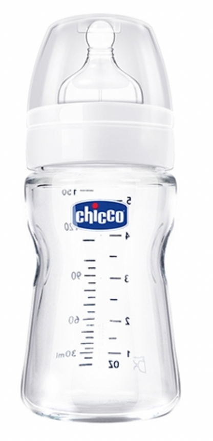 Chicco Well-Being Vetro Glass Bottle 0m+ (150ml/240ml)