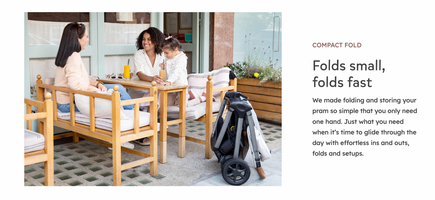 Joie Finiti 4 in 1 Reversible Stroller - Eclipse / Pine