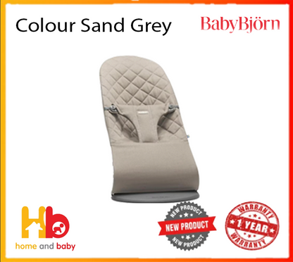 Baby Bjorn Bouncer Bliss Cotton Dark Grey Frame - Assorted Colours