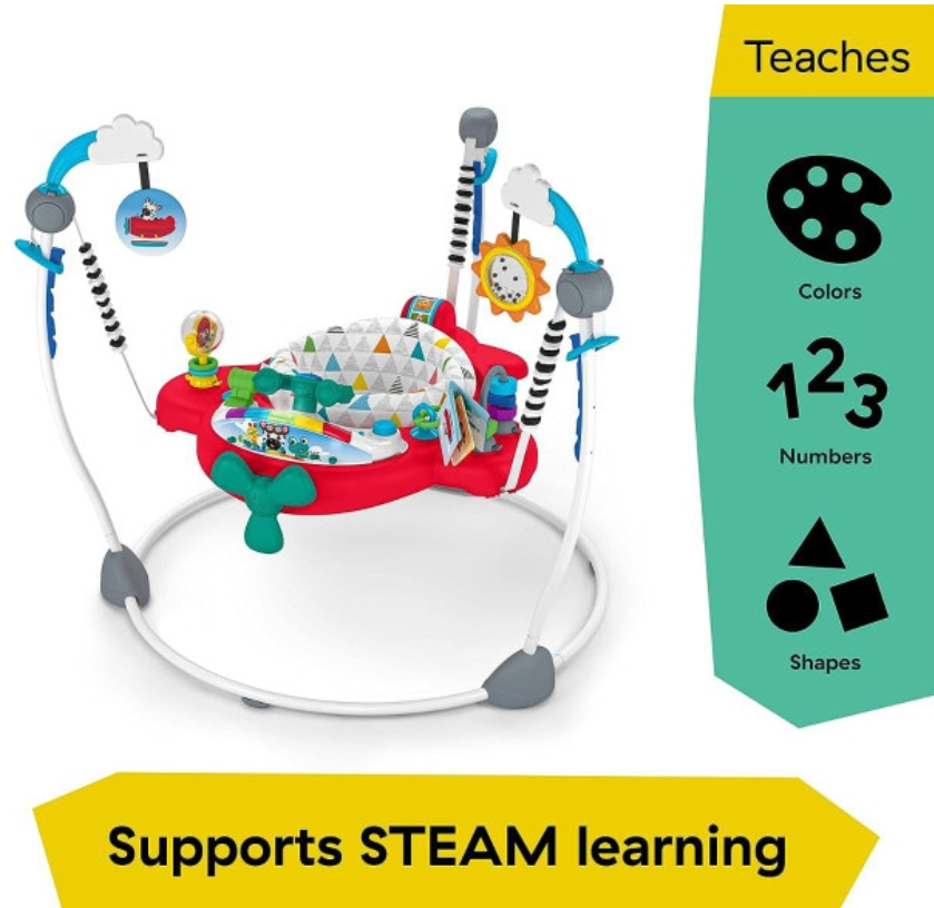 Baby Einstein Airplane Adventure 2-In-1 Activity Jumper