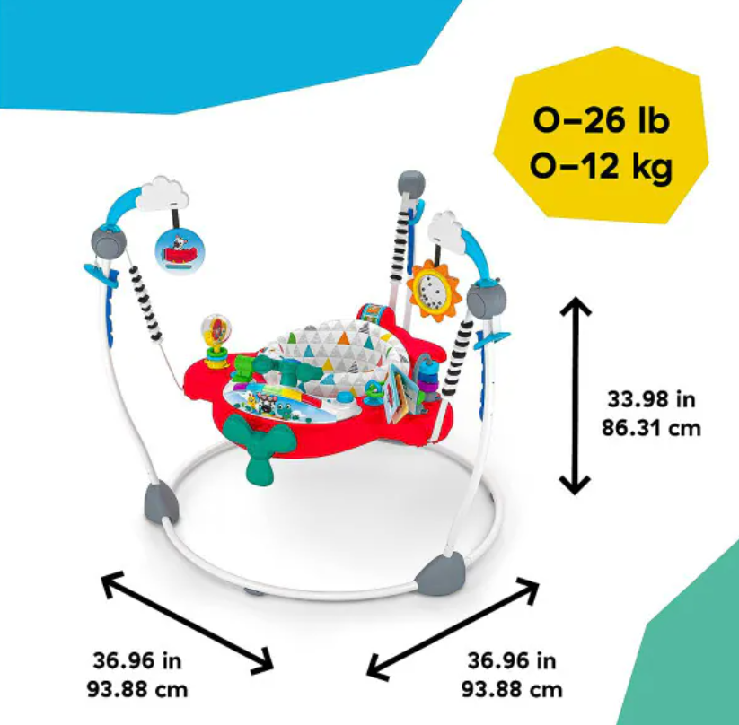 Baby Einstein Airplane Adventure 2-In-1 Activity Jumper