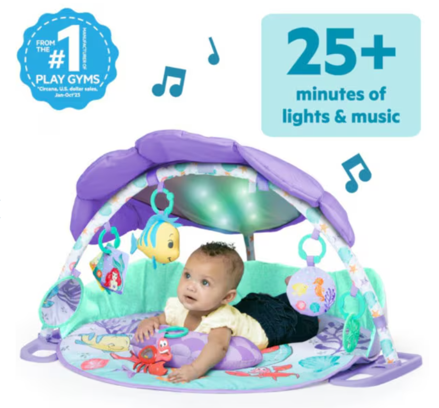 Bright Starts Disney Baby Little Mermaid Activity Gym