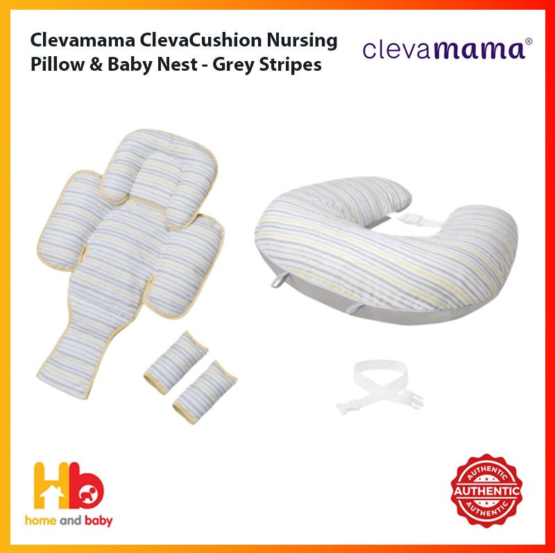 Clevamama ClevaCushion Nursing Pillow & Baby Nest - Assorted Colours
