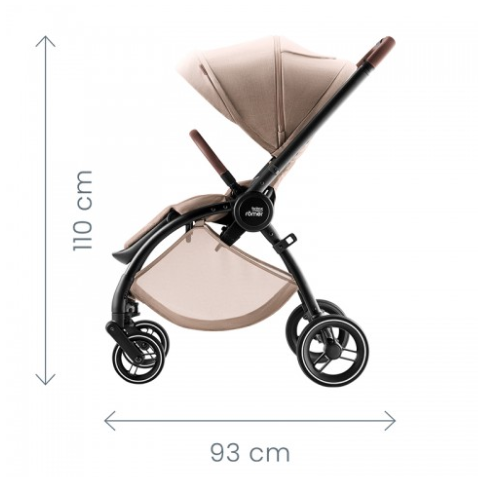 Britax Rio Stroller - Teak | Birth to 4 years | 0 - 22KG