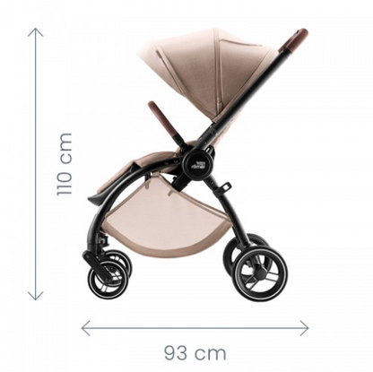 Britax Rio Stroller - Teak | Birth to 4 years | 0 - 22KG