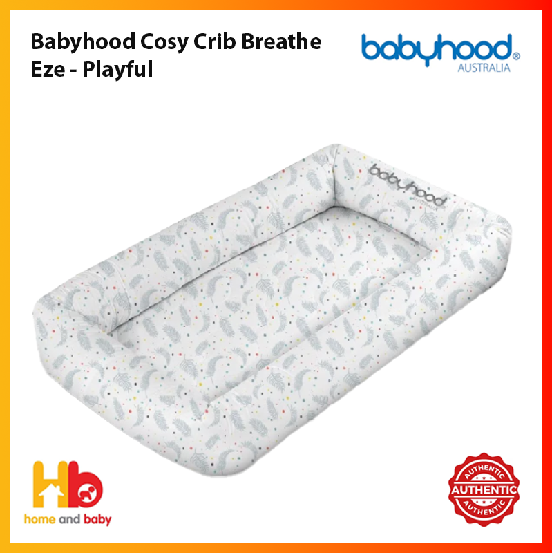 Babyhood Cosy Crib Breathe Eze - Assorted Designs