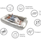 Babyhood Cosy Crib Breathe Eze - Assorted Designs