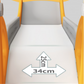 Smart System Safety 3 in 1 Toddler Slide/Swing Playground - Grey (Indoor/Outdoor)