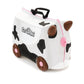 TRUNKI RIDE-ON LUGGAGE - FREIDA COW