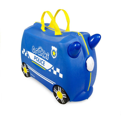 TRUNKI RIDE-ON LUGGAGE - PERCY POLICE CAR