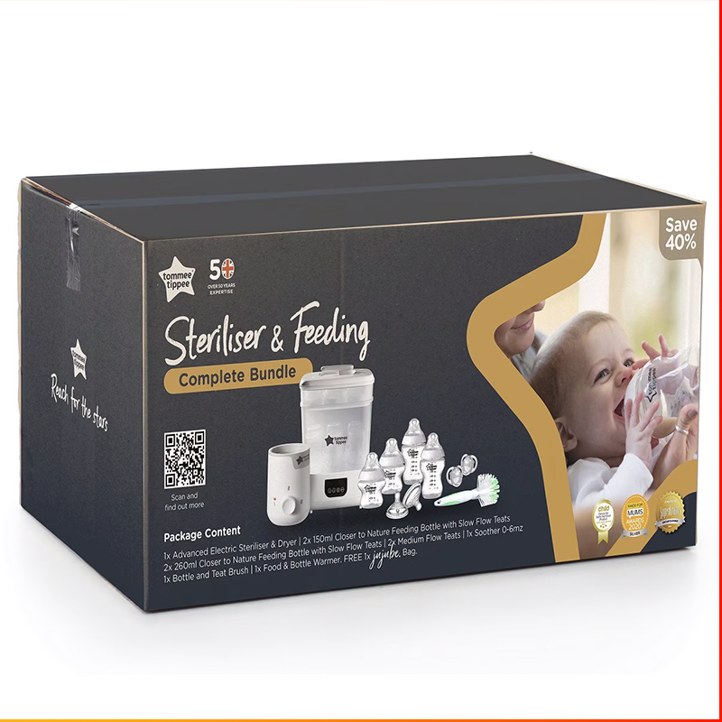 Tommee Tippee Steriliser & Feeding Complete Bundle