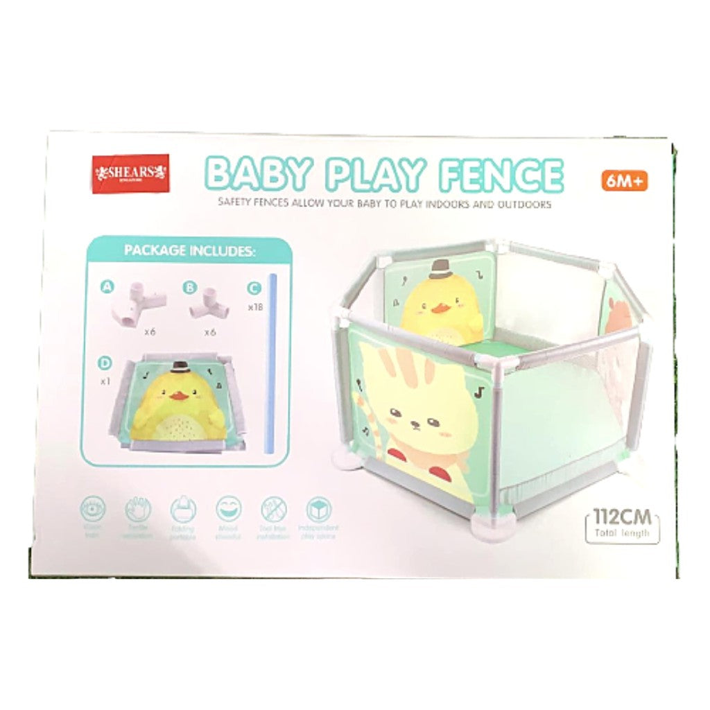 Shears 6M+ Solid Security Baby Play Fence - 51CM Safety Height