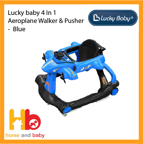 Lucky baby 4 In 1 Aeroplane Walker & Pusher