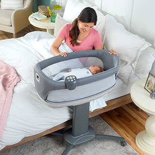 Chicco Close to You Bedside Bassinet - Heather Grey