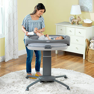 Chicco Close to You Bedside Bassinet - Heather Grey