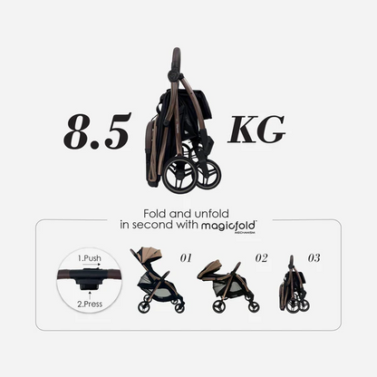 Hamilton Max Stroller - Assorted Colors (2 Years Warranty)
