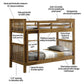 #1 Americana Solid Wood Double Decker Super Single Bunk Bed With Pull Out Trundle Storage Option