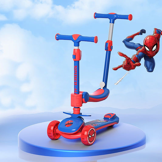 3 In 1 Foldable Scooter - Spiderman