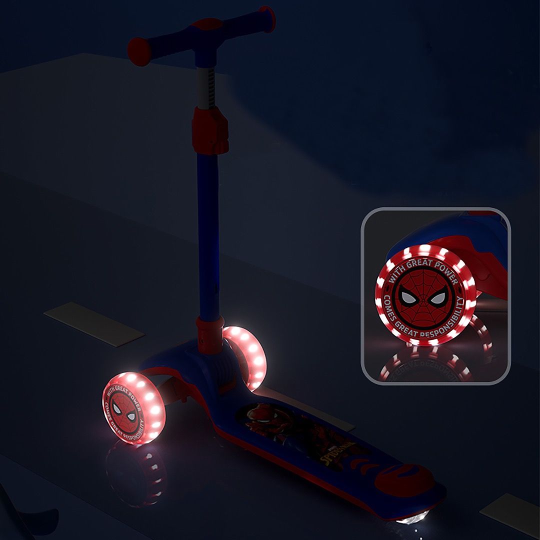 3 In 1 Foldable Scooter - Spiderman