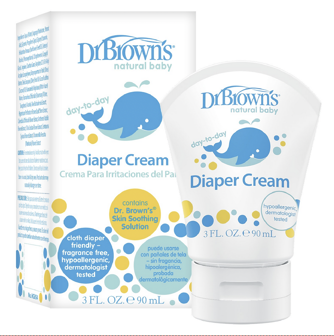 Dr. Brown's Natural Baby Diaper Cream, 3 oz/90 ml