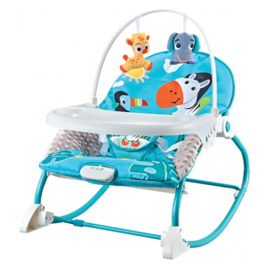 Lucky Baby Infant to Toddler Rocker/Dining Chair - Zebra