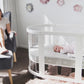 Babyhood Kaylula Sova Clear Cot 5 in 1 + 3pc Mattress Set - Assorted Colours