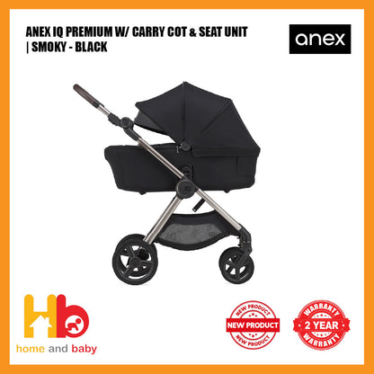ANEX IQ PREMIUM W/ CARRY COT & SEAT UNIT | 3 COLORS (2 Years Warranty)