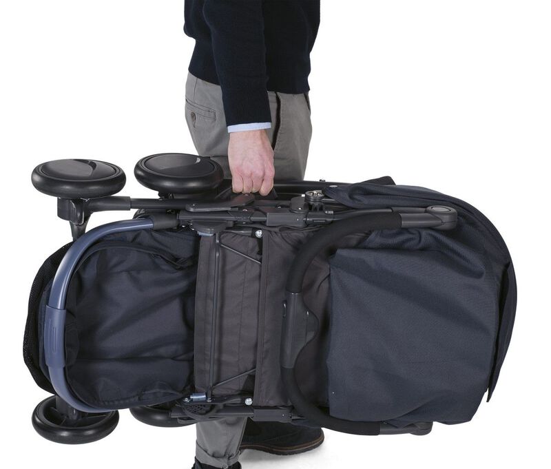 Chicco Simplicity Complete Stroller - India ink/Scarlet/Red