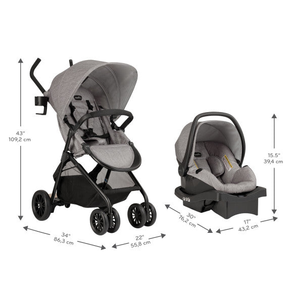 Evenflo Sibby™ Travel System w/ LiteMax 35 Infant Car Seat