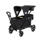 Baby Trend Expedition® 2-in-1 Stroller Wagon PLUS - Ultra Black/ Ultra Grey