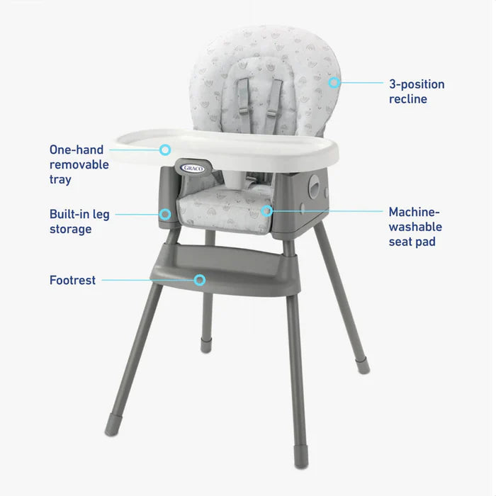 Graco SimpleSwitch™ 2-in-1 Highchair - Reign