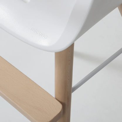 Micuna OVO High Chair One Plus - White/Anthracite Grey